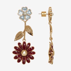 Burgundy Blooms Drops