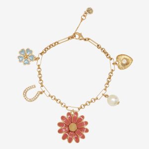 Flower Charm Bracelet