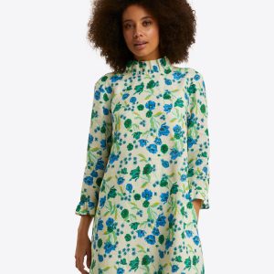 Lindsay Shift Mini Dress in Linen