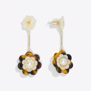 Double Magnolia Earring