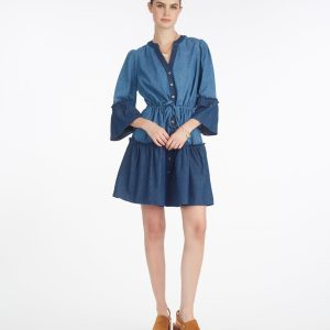 Avery Shirtdress in Chambray
