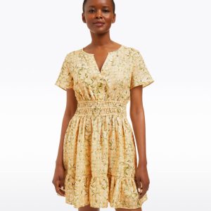 Wilson Mini Dress in Floral Rattan