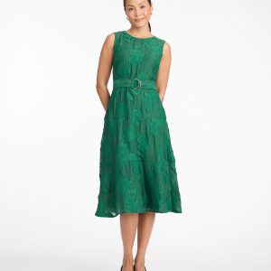 Elliston Midi Dress in Jacquard
