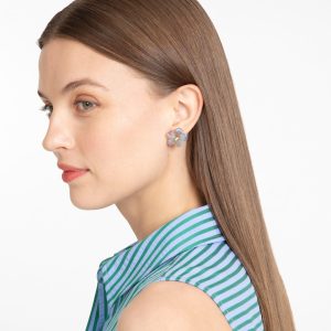 Blue Flower Earrings