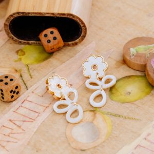 Acetate Petal Earrings