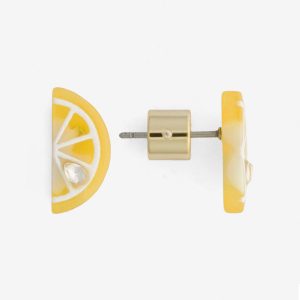 Lemon Slice Stud Earrings