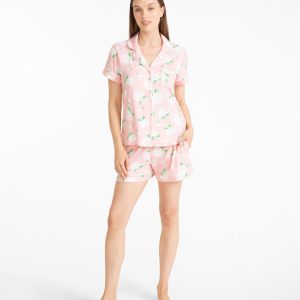 Sara Pajama Set in Hydrangeas