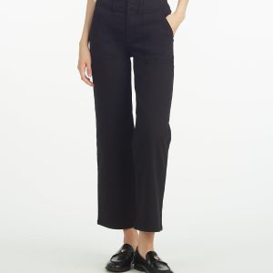 Patch Pocket Wide Leg Bottom