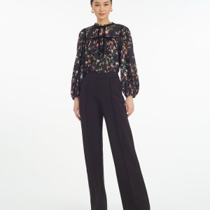 Long-Sleeve Top in Garden Rose