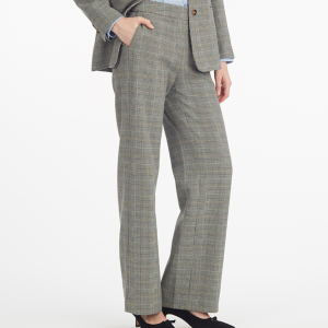 Wide Leg Glen Check Pant
