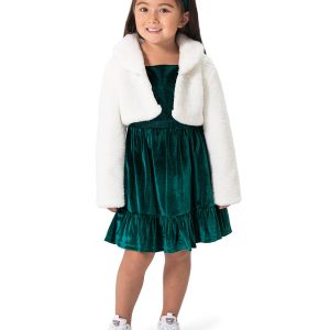 Girls Jacket and Dress Set