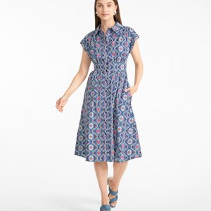 Farrah Printed Shirtdress